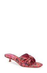 ジェフリー キャンベル レディース シューズ ヒール Jeffrey Campbellover Girl Kitten Heel Flip Flop Red Floral レッドのサムネイル