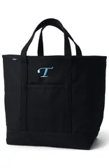 ランズエンド レディース バッグ Lands End Lands End Canvas Open Top Tote Bag Regular Long Handle Carry All Stylishのサムネイル