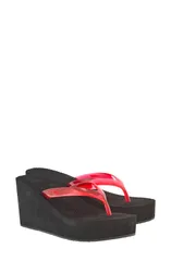 アンシエントグリークサンダル レディース シューズ プラットフォーム Ancient Greek Sandals Etheria Platform Wedge Flip Flop Red レッドのサムネイル