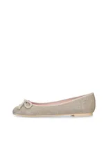 プリティ・バレリーナ レディース シューズ パンプス Pretty Ballerinas Round Toe Glittery Ballet Flat Gold ゴールドのサムネイル