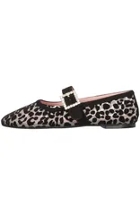 プリティ・バレリーナ レディース シューズ パンプス メッシュ Pretty Ballerinas Leopard Mesh Crystal Buckle Ballet Flat Khaki カーキのサムネイル