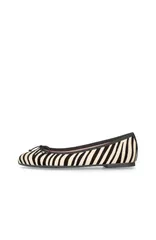 プリティ・バレリーナ レディース シューズ パンプス Pretty Ballerinas Round Toe Zebra Ballet Flat White ホワイトのサムネイル