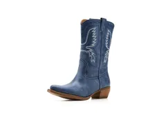 フライ レディース シューズ ブーツ・レインブーツ Frye And Co Irlene Short Deco Stitch Denim Blue デニムのサムネイル