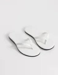 トップショップ レディース シューズ サンダル レザー Topshop Sky realeather toe thong sandals WHITE ホワイトのサムネイル