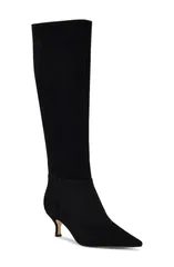 ナインウェスト レディース シューズ ブーツ・レインブーツ Nine West Somas Knee High Boot Black ブラックのサムネイル