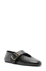 アレッツォ レディース シューズ パンプス Arezzo Adeline Mary Jane Flat Black ブラックのサムネイル