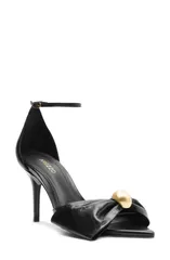 アレッツォ レディース シューズ ヒール サンダル アンクル Arezzo Raynankle Strapointed Toe Sandal Black ブラックのサムネイル