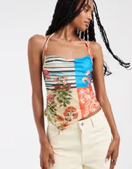 フリーピープル レディース トップス タンクトップ Free Peoplestella tank top in pop combo Pop comboのサムネイル
