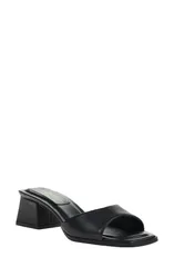 チャイニーズランドリー レディース シューズ ヒール サンダル Chinese Laundry Liinda Slide Sandal Women BLACK ブラックのサムネイル