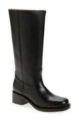 フライ レディース シューズ ブーツ・レインブーツ Frye Campus Knee High Boot Women JET BLACK ブラックのサムネイル