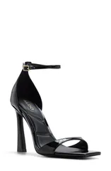 アルド レディース シューズ ヒール サンダル アンクル ALDO Evvie Ankle Strap Sandal Women OPEN BLACK ブラックのサムネイル