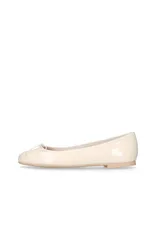 プリティ・バレリーナ レディース シューズ パンプス Pretty Ballerinas Round Toe Patent Ballet Flat Women Ivory アイボリーのサムネイル