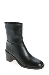 スチュアート ワイツマン レディース シューズ ブーツ・レインブーツ Stuart Weitzman Maris Zip Bootie Women BLACK CALF SMU ブラックのサムネイル