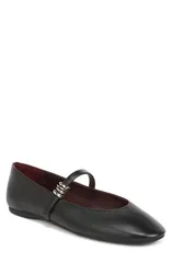 ヴィンス レディース シューズ パンプス Vince Olivette Ballet Flat Women BLACK LEATHER ブラックのサムネイル