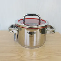 WMF製　ハイキャセロール　蓋つき両手鍋　16㎝　Cromarganステンレス使用のサムネイル