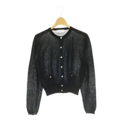 ポール＆ジョー PAUL&JOE カーディガン ニット 長袖 シアー 1 ブラック /DO ■MAのサムネイル