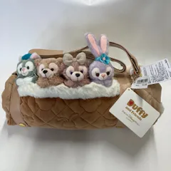 【新品・タグ付き】ダッフィーアンドフレンズ　ブランケット　東京ディズニーシー　ダッフィー　シェリーメイ　ステラ・ルー　ジェラトーニ　ひざ掛けのサムネイル