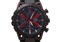 カシオ エディフィス ホンダレーシング EQB-2000HR-1AJR Honda Racing Red Edition 鈴鹿サーキット60周年記念 限定モデル アルカンターラバンド ソーラー Bluetooth メンズ 美品のサムネイル