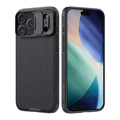 【新品】 【米軍MIL規格】 Nillkin iPhone17Pro ケース ワイヤレス充電対応 耐衝撃 滑り止め 【TPU＋PC】 6.9インチ 專用スマホケース 軽量 マット仕上げ 黄変防止 耐久性 カバー アイフォン17 Pro MAX case blaのサムネイル
