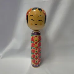 こけし Vintage Kokeshi　伝統こけし 木地玩具 郷土玩具 民芸品 (k-1)のサムネイル