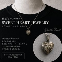 ⑭スウィートハートジュエリー WW2 シルバー 唐草模様 - メルカリ
