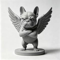 モンスター 置物 12cm 化け物 ねずみ グリーン 緑 カート ドライブ 車