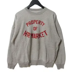 HOLLYWOOD RANCH MARKET ハリウッドランチマーケット クルーネックスウェット 1011429 PROPERTY OF HRMARKET グレー 1 27114460のサムネイル