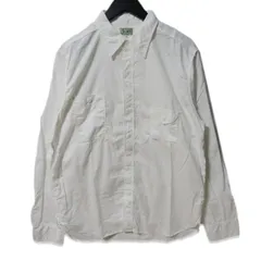 JELADO ジェラード 長袖ワークシャツ JP94113 Smoker Shirt スモーカーシャツ コットンブロード ガチャポケ ホワイト 白 XL 27114472のサムネイル