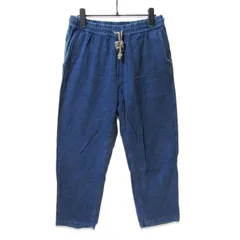 HOLLYWOOD RANCH MARKET ハリウッドランチマーケット カディデニム イージーパンツ 1010094 ウォッシュ加工 コットン ブルー 1 27114501のサムネイル