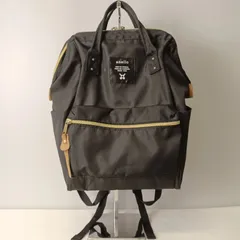 アネロ anello CB口金バックパック 【取っ手の長さ6cm 縦30cm 横32cm マチ8cm】 ブラック／黒のサムネイル