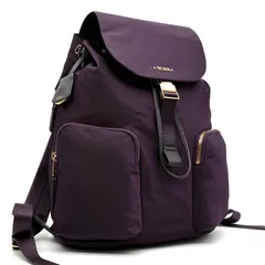 未使用に近い トゥミ TUMI ヴォヤジュール リーヴァス リュック バックパック ナイロン パープル 紫 フラップ 大容量 A4 軽量 夏休み 帰省 お盆 敬老の日 シルバーウィーク 秋 ハロウィン ギフト プレゼントのサムネイル