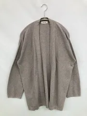 GLOBAL WORK グローバルワーク カーディガン/ボレロ M ベージュ コットン ニット 無地 ミドル丈 長袖 メンズのサムネイル
