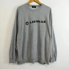 90s AIRWALK エアウォーク トレーナー スウェットシャツ コットン カジュアル 古着 VINTAGE グレー 3L 大きいサイズ H13のサムネイル