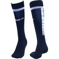 グランデ grande ハイパーストライプフットボールソックス フットサルストッキング (gfph21910-0901)、BLK/WHTのサムネイル