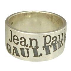 JEAN-PAUL GAULTIER ジャンポールゴルチエ アイコン ロゴ リング シルバー系 20号【中古】のサムネイル