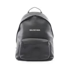 バレンシアガ BALENCIAGA リュックサック バックパック EVERYDAY BACKPACK エブリデイ ブラック レザー エブリデイ バックパック ユニセックス Used Aのサムネイル