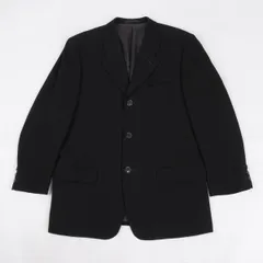 イッセイミヤケ メンISSEY MIYAKE MEN ウール3Bジャケット 黒Lのサムネイル