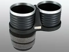 日本製 トヨタ コペン GRスポーツ LA400K 2024年～2026年 アルカボ AL-T119BS ドリンクホルダー ブラック/リングカップのサムネイル