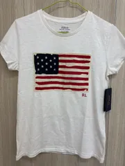 S【PORO Tシャツ2点セット】Polo Ralph Lauren 星条旗 Tシャツ ホワイト・ 1 / 10 POLO RALPH LAUREN Tシャツ 半袖カットソー　ネイビーのサムネイル