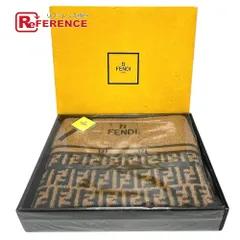 FENDI フェンディ タオル ズッカ柄 コットン ブラウンのサムネイル