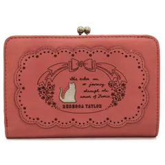 レベッカテイラー 二つ折り財布 ネコ がま口 小銭入れあり ウォレット ブランド レディース オレンジ REBECCA TAYLOR 【中古】のサムネイル