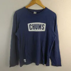 CHUMS チャムス ロンT プリント ネイビー M メンズ 古着 アメカジ シンプルのサムネイル