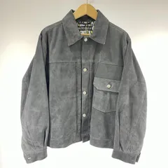 【中古】WACKO MARIA×J.B.Voice EXCLUSIVE 26SS Suede Leather Trucker Jacket サイズM グレー WMGP-JBV-BL01 ワコマリア [19]のサムネイル