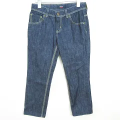 ニューヨーカー NEWYORKER EDWIN デニム パンツ ジーンズ ストレッチ S  ネイビー kz14746のサムネイル