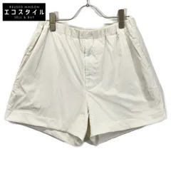 AURALEE　オーラリー　ホワイト コットン ショーツ　TERRY LINED LIGHT NYLON EASY SHORTSのサムネイル