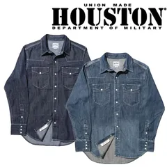 HOUSTON/ヒューストン 40695 USA COTTON DENIM WESTERN SHIRT/ USAコットンデニムウエスタンシャツのサムネイル