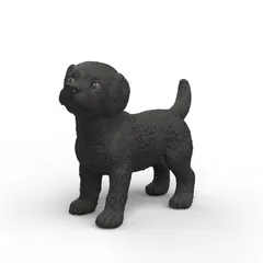 新品 未使用 　動物フィギュア schleich  シュライヒ farm world ファームワールド 14922  ブラック・ラブラドール・レトリバー（仔）  ごっこ遊び おうち時間 子供のサムネイル