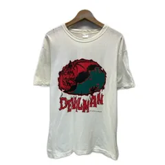 【中古】　BANPRESTO　Tシャツ　半袖　カットソー　トップス　クルーネック　キャラT　キャラクター　デビルマン　ロゴT　(C)DYNAMIC PLANNING　漫画　永井豪　非売品　プリント　古着　/1953のサムネイル