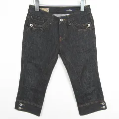 イーストボーイ EAST BOY デニム パンツ ジーンズ クロップド丈 ストレッチ 9 ネイビー kz14985のサムネイル