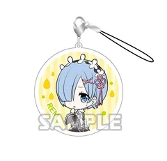 レム Re:ゼロから始める異世界生活 レムがいっぱいアクリルストラップ 軽蔑 グッズ ストラップ リゼロのサムネイル